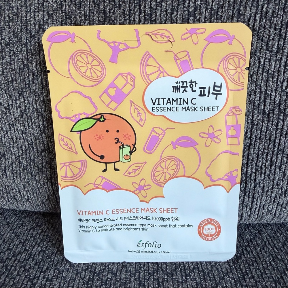 esfolio Vitamin C Essence Mask Sheet - Orange
